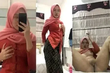 ABG Jilbab Pink Colmek Memek Basah Becek