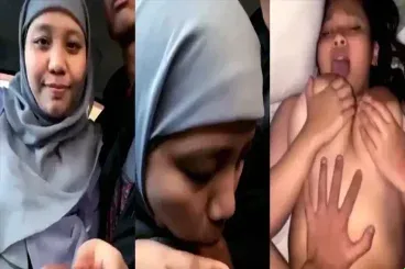 Jilbab Binor Selingkuh Ngentot Liar di Mobil Sempit